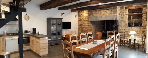 Salle cheminée